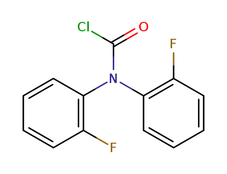 N,N-bis(2-fluorophenyl)carbamoyl chloride