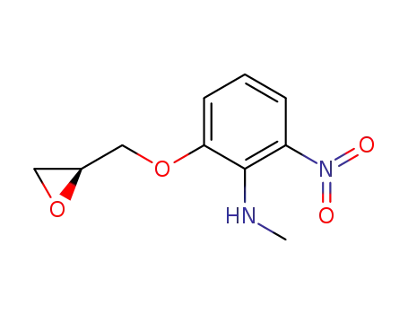 Methyl-[2-nitro-6-((S)-1-oxiranylmethoxy)-phenyl]-amine
