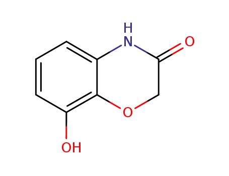 Molecular Structure of 258532-76-2 (8-HYDROXY-2H-BENZO[B][1,4]OXAZIN-3(4H)-ONE)