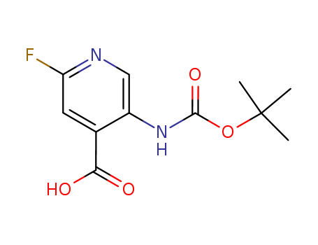 4-Pyridinecarboxylic acid, 5-[[(1,1-dimethylethoxy)carbonyl]amino]-2-fluoro-