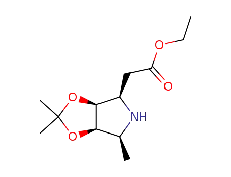 ethyl 2,3,6,7-tetradeoxy-3,6-imino-4,5-O-isopropylidene-L-galacto-heptanoate