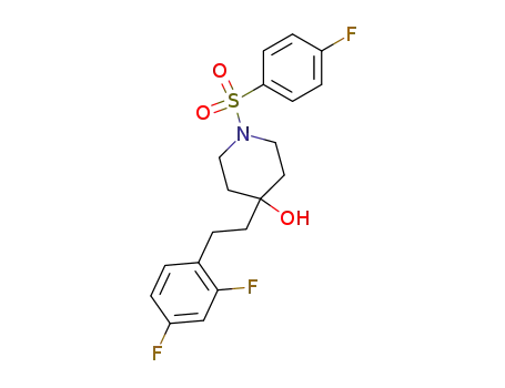 4-[2-(2,4-difluoro-phenyl)-ethyl]-1-(4-fluoro-benzenesulfonyl)-piperidin-4-ol