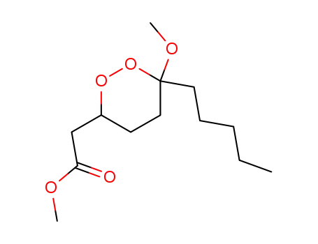 (6-methoxy-6-pentyl-[1,2]dioxan-3-yl)-acetic acid methyl ester