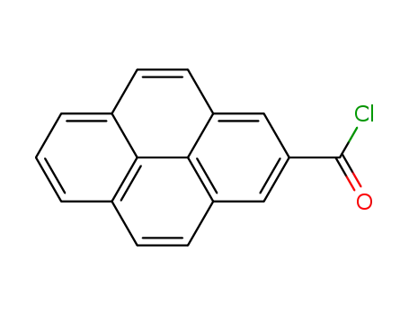Molecular Structure of 109555-45-5 (2-Pyrenecarbonyl chloride)
