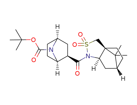 (1R,2R,4S)-2-((1S,5R,7R)-10,10-Dimethyl-3,3-dioxo-3λ<sup>6</sup>-thia-4-aza-tricyclo[5.2.1.0<sup>1,5</sup>]decane-4-carbonyl)-7-aza-bicyclo[2.2.1]heptane-7-carboxylic acid tert-butyl ester