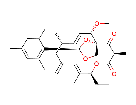 (11E,16E)-(2R,5R,7R,10S,15S,18S)-10-Ethyl-18-methoxy-7,11,15-trimethyl-13-methylene-2-(2,4,6-trimethyl-phenyl)-1,3,9-trioxa-spiro[4.13]octadeca-11,16-diene-6,8-dione