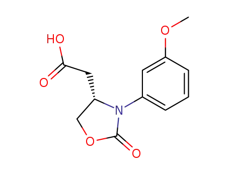 [(S)-3-(3-Methoxy-phenyl)-2-oxo-oxazolidin-4-yl]-acetic acid
