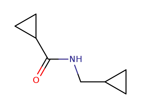 Molecular Structure of 26389-63-9 (Cyclopropanecarboxamide, N-(cyclopropylmethyl)- (8CI,9CI))