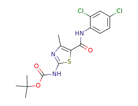 Carbamic acid,
[5-[[(2,4-dichlorophenyl)amino]carbonyl]-4-methyl-2-thiazolyl]-,
1,1-dimethylethyl ester