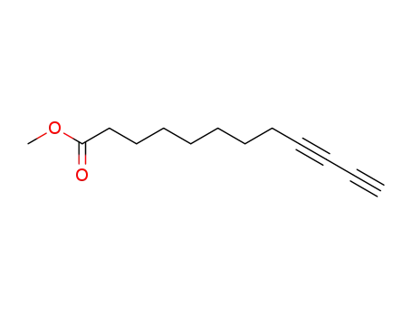Molecular Structure of 140654-96-2 (9,11-Dodecadiynoic acid, methyl ester)