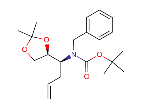 Benzyl-[(S)-1-((S)-2,2-dimethyl-[1,3]dioxolan-4-yl)-but-3-enyl]-carbamic acid tert-butyl ester