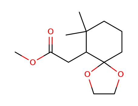 methyl (7,7-dimethyl-1,4-dioxaspiro[4.5]dec-6-yl)acetate