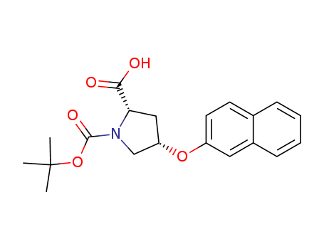 (2S,4S)-1-(TERT-BUTOXYCARBONYL)-4-(2-NAPHTHYLOXY)-2-PYRROLIDINECARBOXYLIC ACID