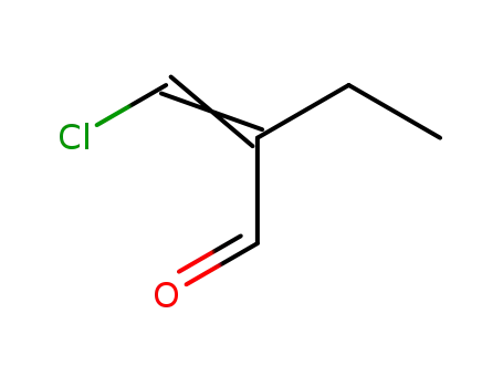 Molecular Structure of 36610-88-5 (Butanal, 2-(chloromethylene)-)