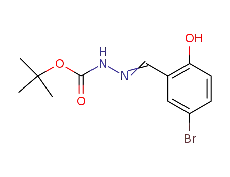N'-[1-(5-Bromo-2-hydroxy-phenyl)-meth-(E)-ylidene]-hydrazinecarboxylic acid tert-butyl ester
