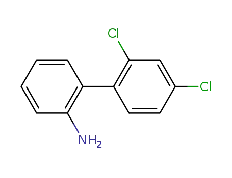 Molecular Structure of 212138-75-5 ([1,1'-Biphenyl]-2-amine, 2',4'-dichloro-)