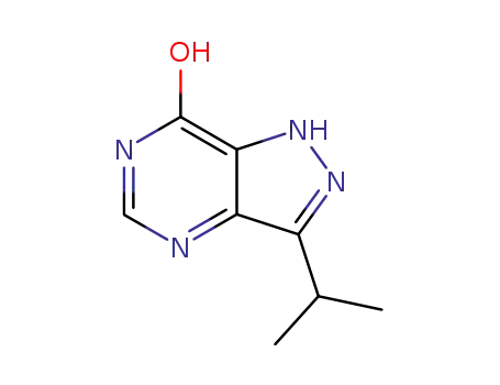 7H-Pyrazolo[4,3-d]pyrimidin-7-one, 1,4-dihydro-3-(1-methylethyl)-