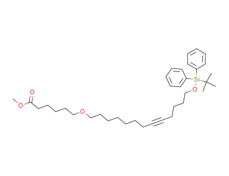 methyl 6-[13-(tert-butyldiphenylsilyloxy)tridec-8-ynyloxy]hexanoate