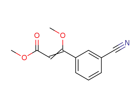 methyl 3-methoxy-3-(3-cyanophenyl)-2-propenoate