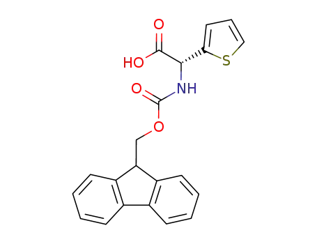 Molecular Structure of 208259-66-9 (FMOC-(R)-2-THIENYLGLYCINE)