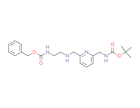 (2-{[6-(<i>tert</i>-butoxycarbonylamino-methyl)-pyridin-2-ylmethyl]-amino}-ethyl)-carbamic acid benzyl ester
