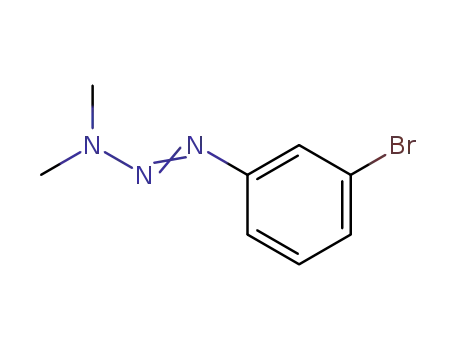 Molecular Structure of 29878-94-2 ((1E)-1-(3-bromophenyl)-3,3-dimethyltriaz-1-ene)