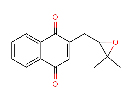 Molecular Structure of 909576-31-4 (2-(2,3-epoxy-3-methylbutyl)-1,4-naphthoquinone)