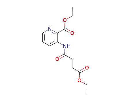 3-[(4-ETHOXY-4-OXOBUTANOYL)AMINO]-2-PYRIDINECARBOXYLIC ACID ETHYL ESTER