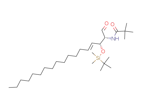 <i>N</i>-[2-(<i>tert</i>-butyl-dimethyl-silanyloxy)-1-formyl-heptadec-3-enyl]-2,2-dimethyl-propionamide