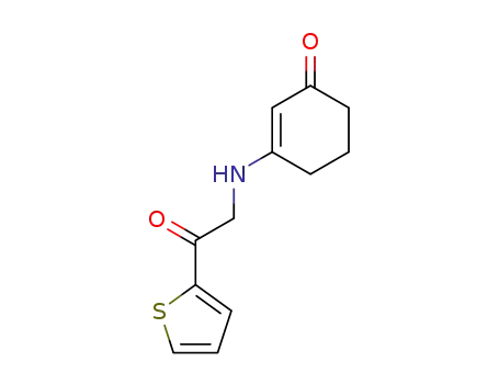 2-Cyclohexen-1-one, 3-[[2-oxo-2-(2-thienyl)ethyl]amino]-