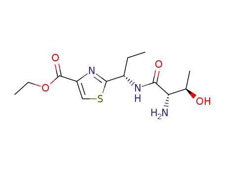 4-Thiazolecarboxylic acid,
2-[(1S)-1-[[(2S,3R)-2-amino-3-hydroxy-1-oxobutyl]amino]propyl]-, ethyl
ester