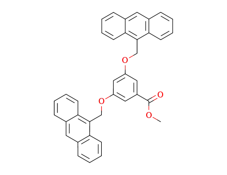 Molecular Structure of 540781-07-5 (methyl 3,5-bis(anthrylmethoxy)benzoate)