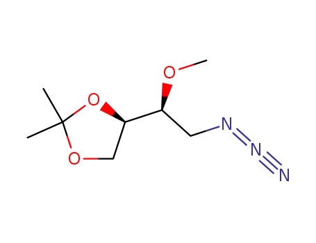 1,3-Dioxolane, 4-[(1S)-2-azido-1-methoxyethyl]-2,2-dimethyl-, (4R)-
