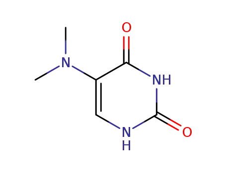Molecular Structure of 37454-51-6 (5-(Dimethylamino)uracil)