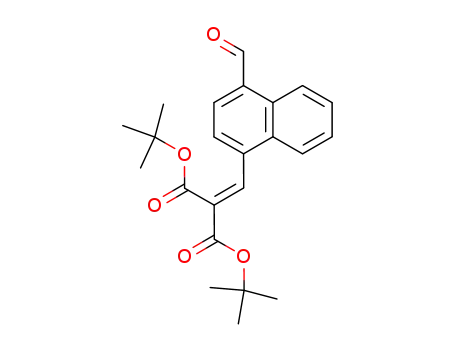 4-[2',2'-bis(tert-butoxycarbonyl)vinyl]naphthaldehyde