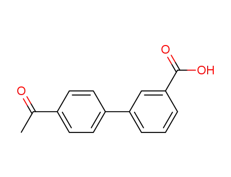 Molecular Structure of 635757-61-8 (4'-ACETYL-BIPHENYL-3-CARBOXYLIC ACID)