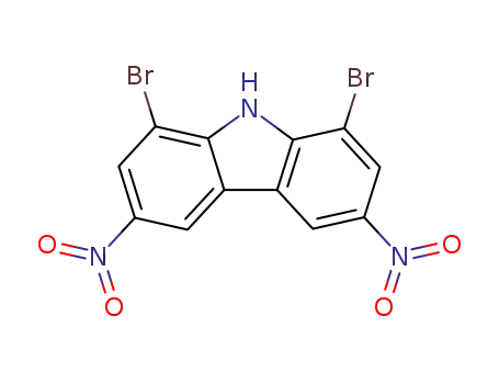 1,8-dibromo-3,6-dinitro-9H-carbazole