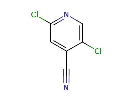 Molecular Structure of 102645-35-2 (2,5-Dichloroisonicotinonitrile)