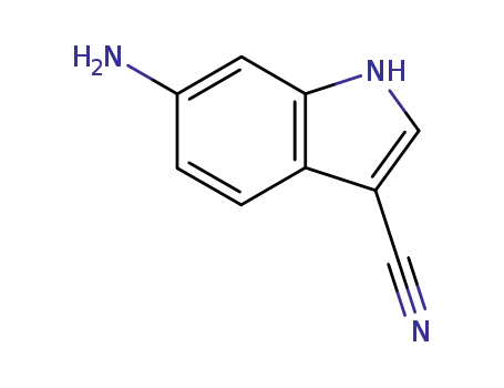 1H-Indole-3-carbonitrile,6-amino-(9CI)