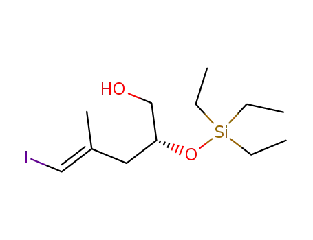 (E)-(R)-5-Iodo-4-methyl-2-triethylsilanyloxy-pent-4-en-1-ol
