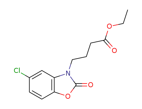 Molecular Structure of 659724-36-4 (ethyl 4-(5-chloro-2(3H)-benzoxazolon-3-yl)butanoate)