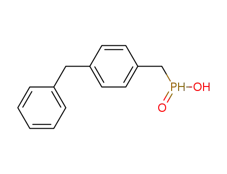Molecular Structure of 582311-57-7 (Phosphinic acid, [[4-(phenylmethyl)phenyl]methyl]-)