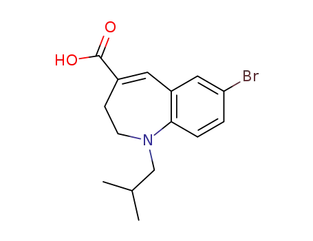 1H-1-Benzazepine-4-carboxylic acid,
7-bromo-2,3-dihydro-1-(2-methylpropyl)-