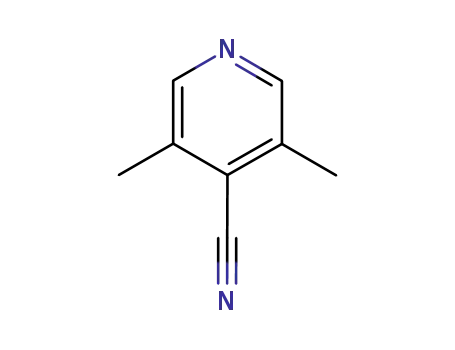 Molecular Structure of 7584-08-9 (3,5-Dimethylisonicotinonitrile)