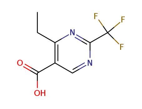 4-ETHYL-2-TRIFLUOROMETHYL-PYRIMIDINE-5-CARBOXYLIC ACIDCAS
