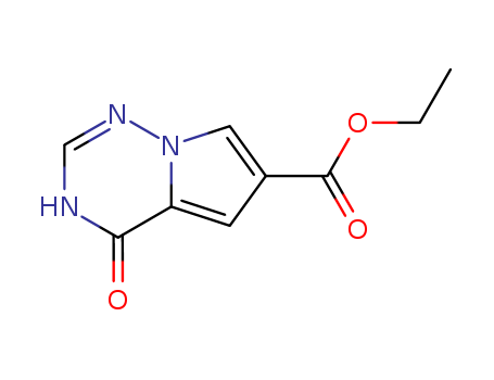 Ethyl 4-hydroxypyrrolo[1,2-f][1,2,4] triazine-6-carboxylate 869067-01-6