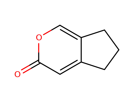 Molecular Structure of 6249-24-7 (Cyclopenta[c]pyran-3(5H)-one, 6,7-dihydro-)