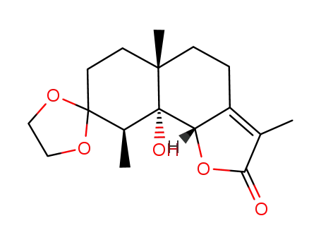 3,3-ethylenedioxy-5α-hydroxy-4α,6β-uedesm-7(11)-en-6,13-olide