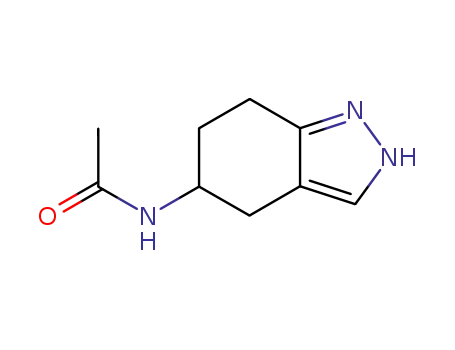Molecular Structure of 74197-10-7 (N-(4,5,6,7-TETRAHYDRO-1H-INDAZOL-5-YL)ACETAMIDE)