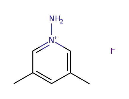 Molecular Structure of 7585-71-9 (Pyridinium, 1-amino-3,5-dimethyl-, iodide)